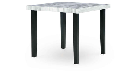 Mervannie Gray/Black Counter Height Dining Set by Ashley at Eve Furniture