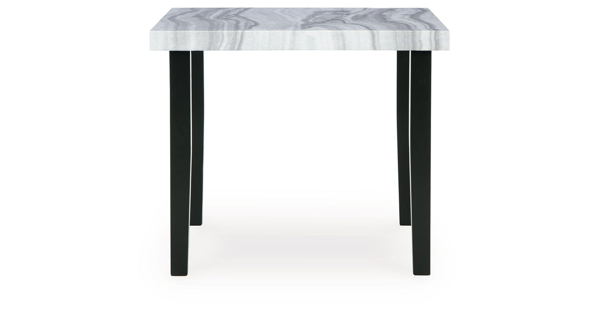 Mervannie Gray/Black Counter Height Dining Table by Ashley at Eve Furniture