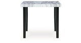 Mervannie Gray/Black Counter Height Dining Table by Ashley at Eve Furniture