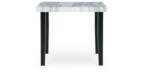 Mervannie Gray/Black Counter Height Dining Table by Ashley at Eve Furniture
