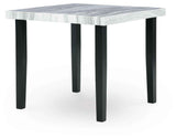 Mervannie Gray/Black Counter Height Dining Table by Ashley at Eve Furniture