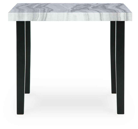 Mervannie Gray/Black Counter Height Dining Table by Ashley at Eve Furniture