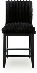 Mervannie Upholstered Barstool, Set of 2 by Ashley at Eve Furniture