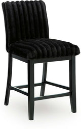 Mervannie Upholstered Barstool, Set of 2 by Ashley at Eve Furniture
