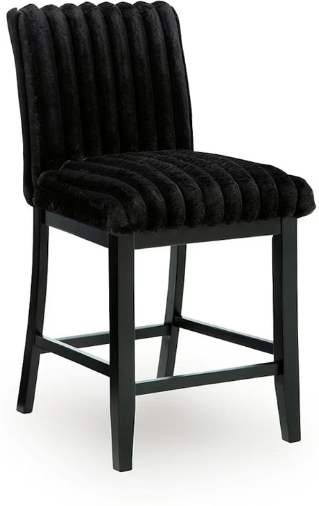 Mervannie Upholstered Barstool, Set of 2 by Ashley at Eve Furniture