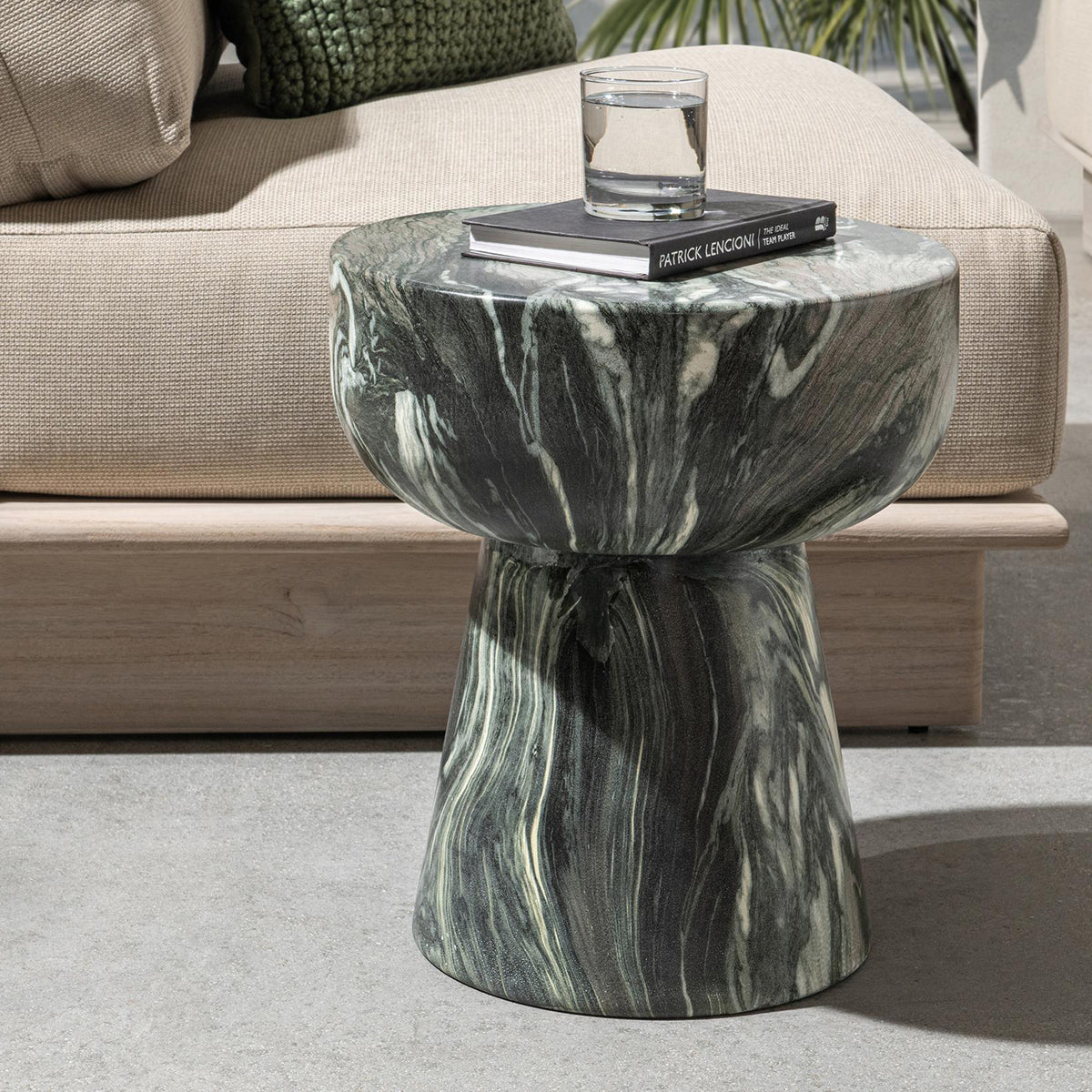 Merz Outdoor Accent Table by Classic Home at Eve Furniture