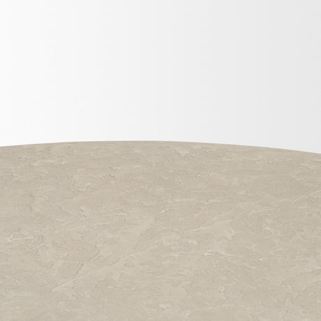 Mesa Round Stone Finish Coffee Table by Mercana at Eve Furniture