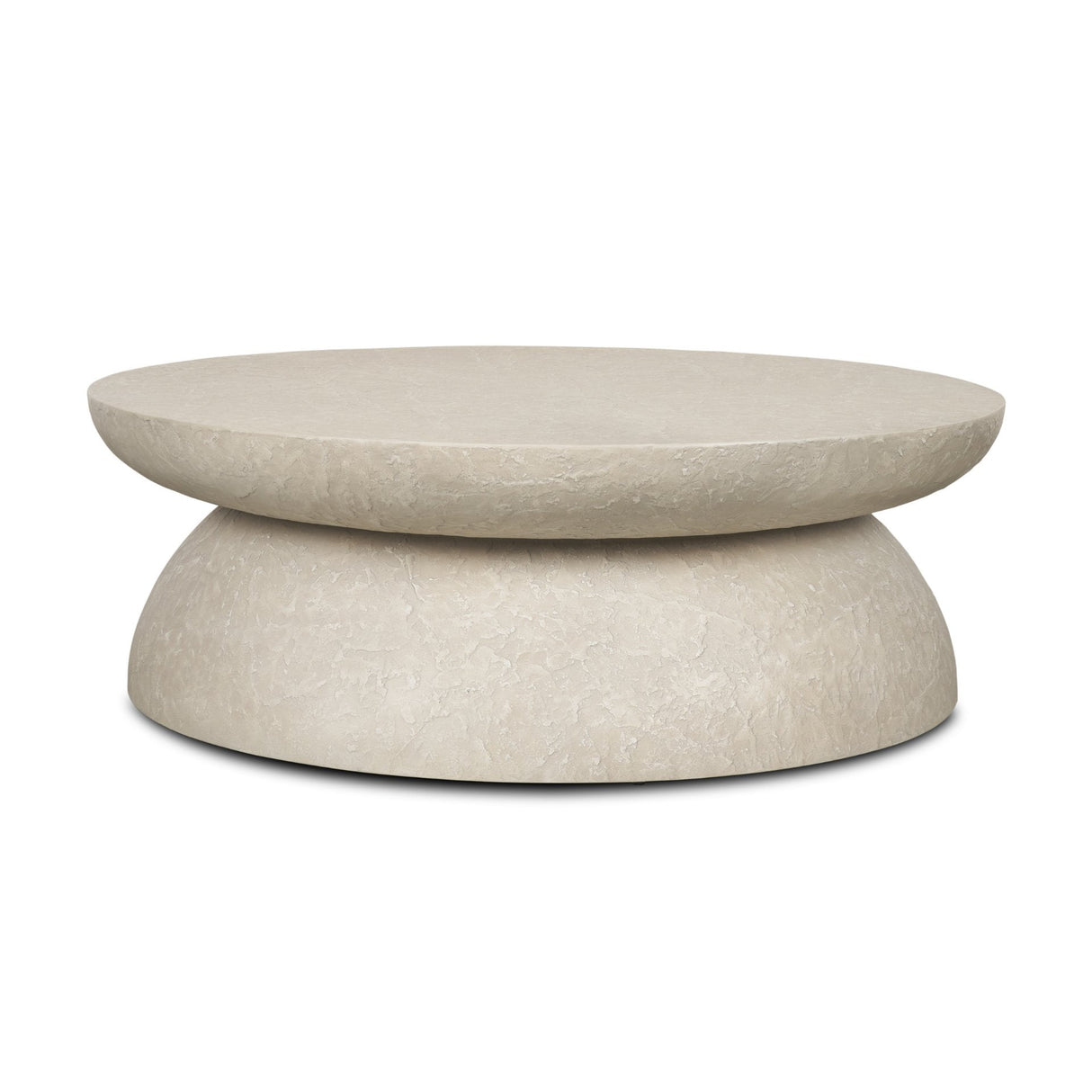 Mesa Round Stone Finish Coffee Table by Mercana at Eve Furniture