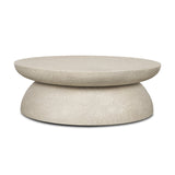 Mesa Round Stone Finish Coffee Table by Mercana at Eve Furniture