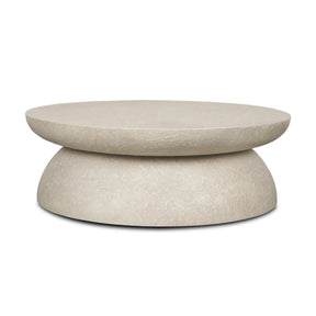 Mesa Round Stone Finish Coffee Table by Mercana at Eve Furniture