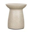 Mesa Round Stone Finish Pillar Accent Table by Mercana at Eve Furniture