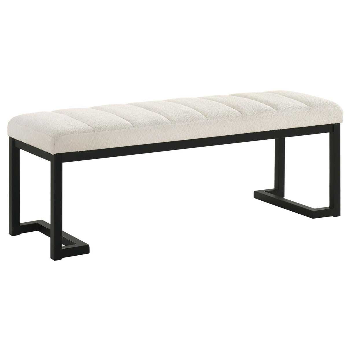 Mesa Vanilla Upholstered Entryway Accent Bench