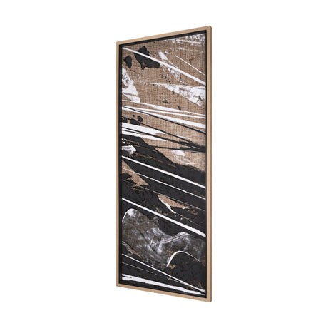 Meshy I by Mercana Studio a Hand Embellished Textured Framed Art Print by Mercana at Eve Furniture