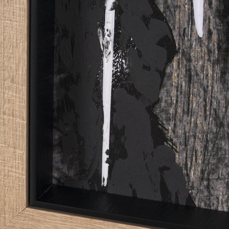 Meshy I by Mercana Studio a Hand Embellished Textured Framed Art Print by Mercana at Eve Furniture