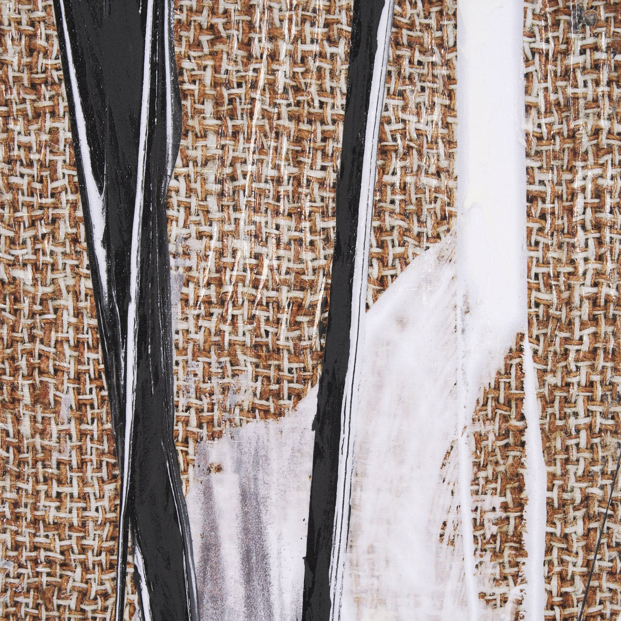 Meshy I by Mercana Studio a Hand Embellished Textured Framed Art Print by Mercana at Eve Furniture