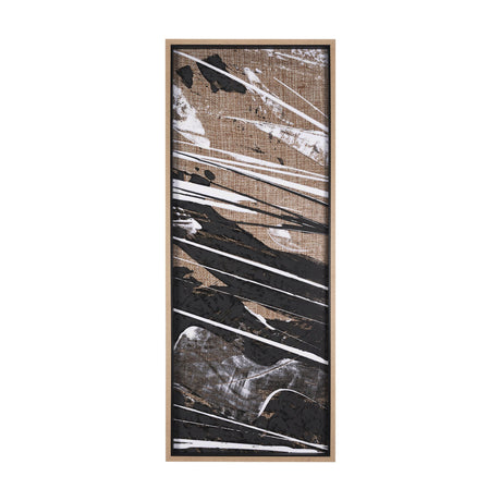 Meshy I by Mercana Studio a Hand Embellished Textured Framed Art Print by Mercana at Eve Furniture