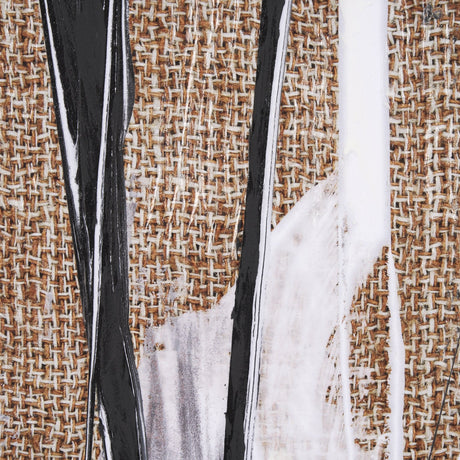 Meshy II by Mercana Studio a Hand Embellished Textured Framed Art Print by Mercana at Eve Furniture