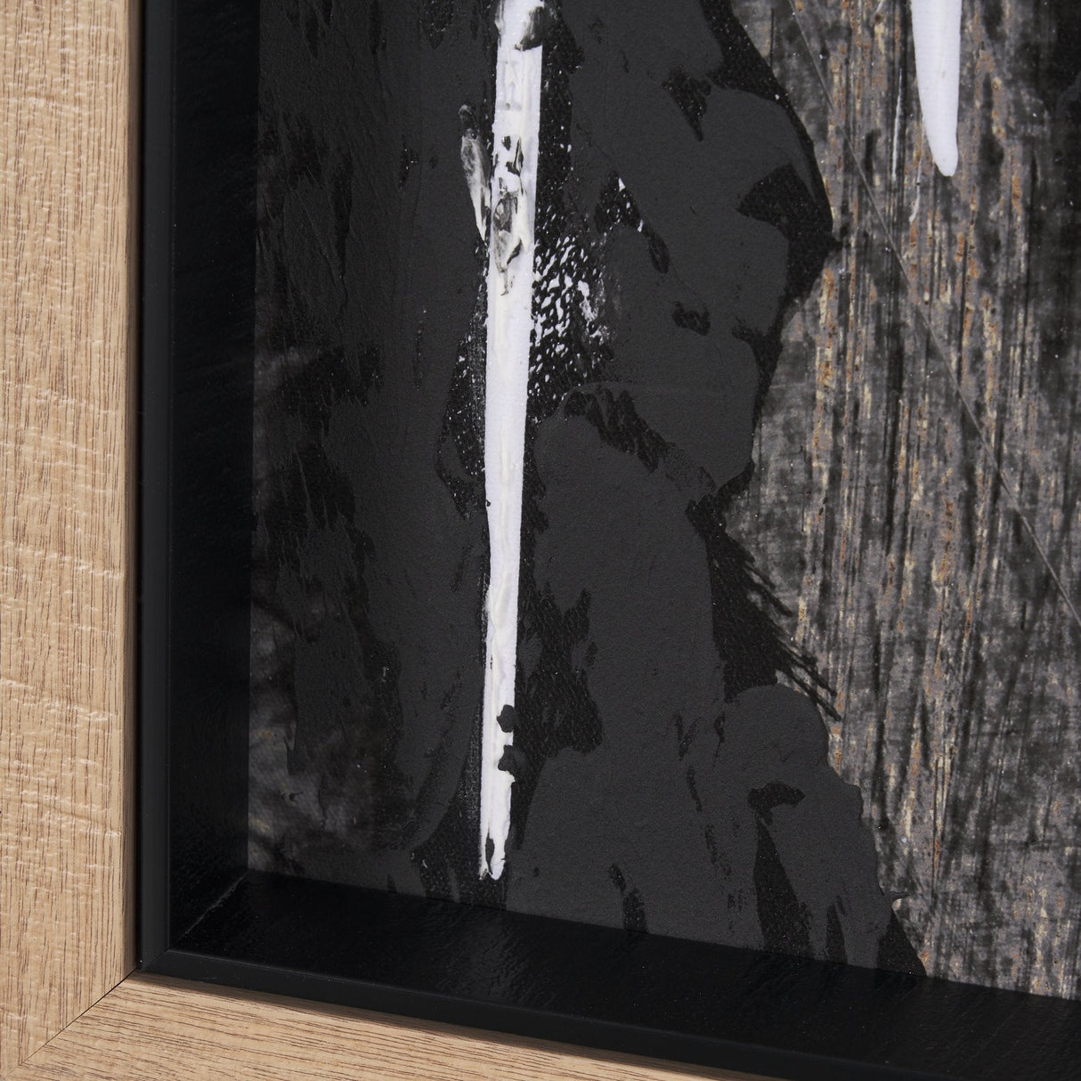 Meshy III by Mercana Studio a Hand Embellished Textured Framed Art Print by Mercana at Eve Furniture