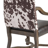 Mesquite Ranch Brown/White Arm Chair by Crestview at Eve Furniture
