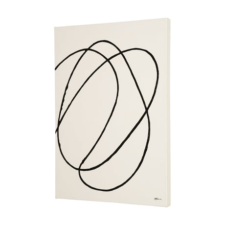 Mess I by Studio M a Hand Embellished Canvas Print by Mercana at Eve Furniture