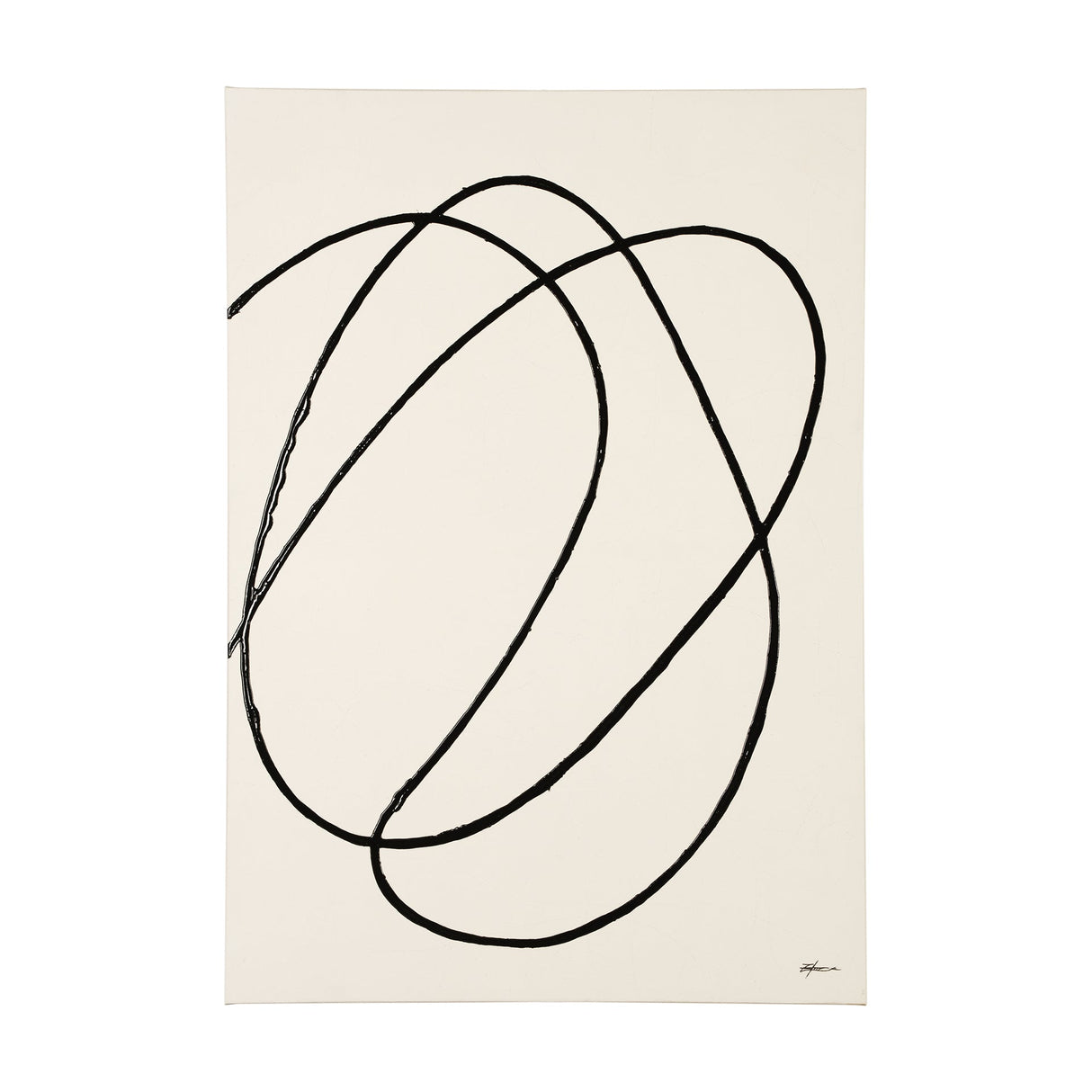 Mess I by Studio M a Hand Embellished Canvas Print by Mercana at Eve Furniture