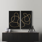Mess III by Studio M a Hand Embellished Canvas Print by Mercana at Eve Furniture