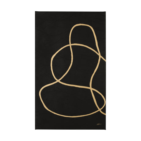 Mess IV by Studio M a Hand Embellished Canvas Print by Mercana at Eve Furniture