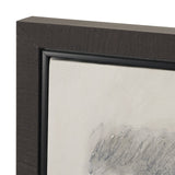 Message I by Mercana Studio Hand-Embellished Textured Framed Canvas Artwork by Mercana at Eve Furniture