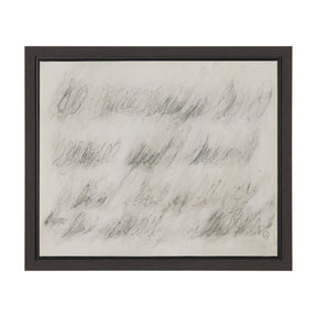 Message I by Mercana Studio Hand-Embellished Textured Framed Canvas Artwork by Mercana at Eve Furniture