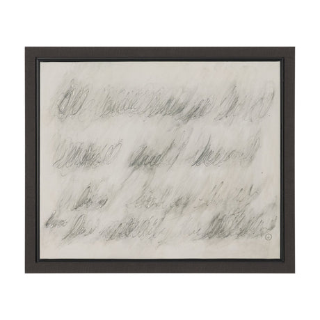 Message I by Mercana Studio Hand-Embellished Textured Framed Canvas Artwork by Mercana at Eve Furniture
