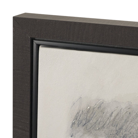 Message II by Mercana Studio Hand-Embellished Textured Framed Canvas Artwork by Mercana at Eve Furniture