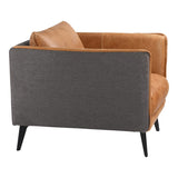 Messina Leather Armchair by Moe's Home at Eve Furniture
