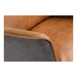 Messina Leather Armchair by Moe's Home at Eve Furniture