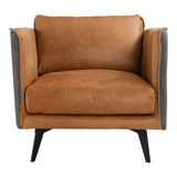 Messina Leather Armchair by Moe's Home at Eve Furniture