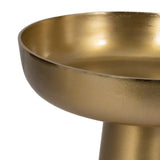 Metal,11" Bowl W/ Stand, Gold