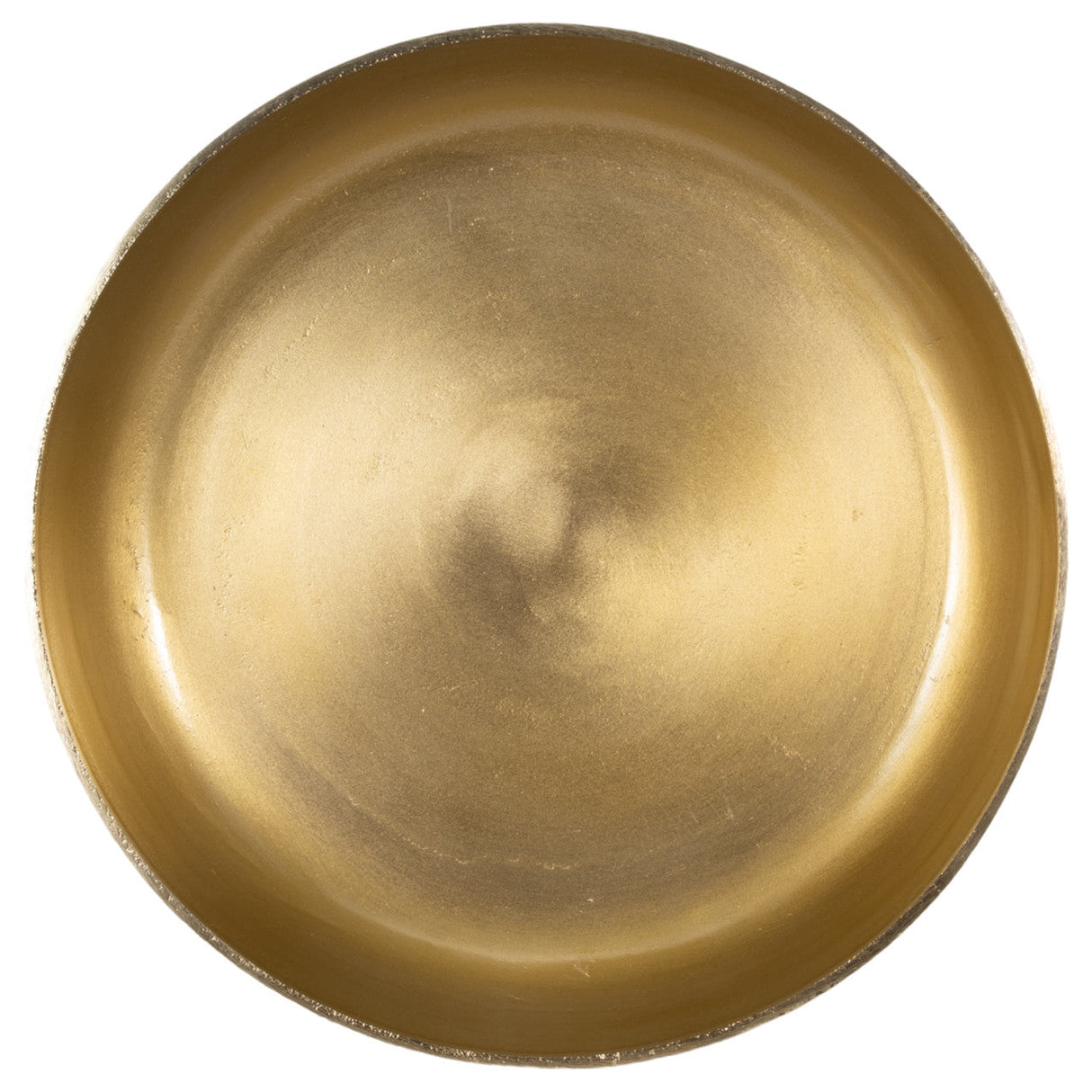 Metal,11" Bowl W/ Stand, Gold