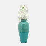 Metal 12" Posy Vase, Green