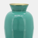 Metal 12" Posy Vase, Green