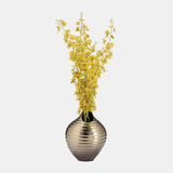 Metal,12",shell Like Vase,gold