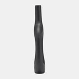 Metal,15", Hollow Handles Vase,black