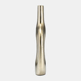 Metal,15" Hollow Handles Vase,champagne