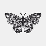 Metal, 16" Wall Butterfly, Black