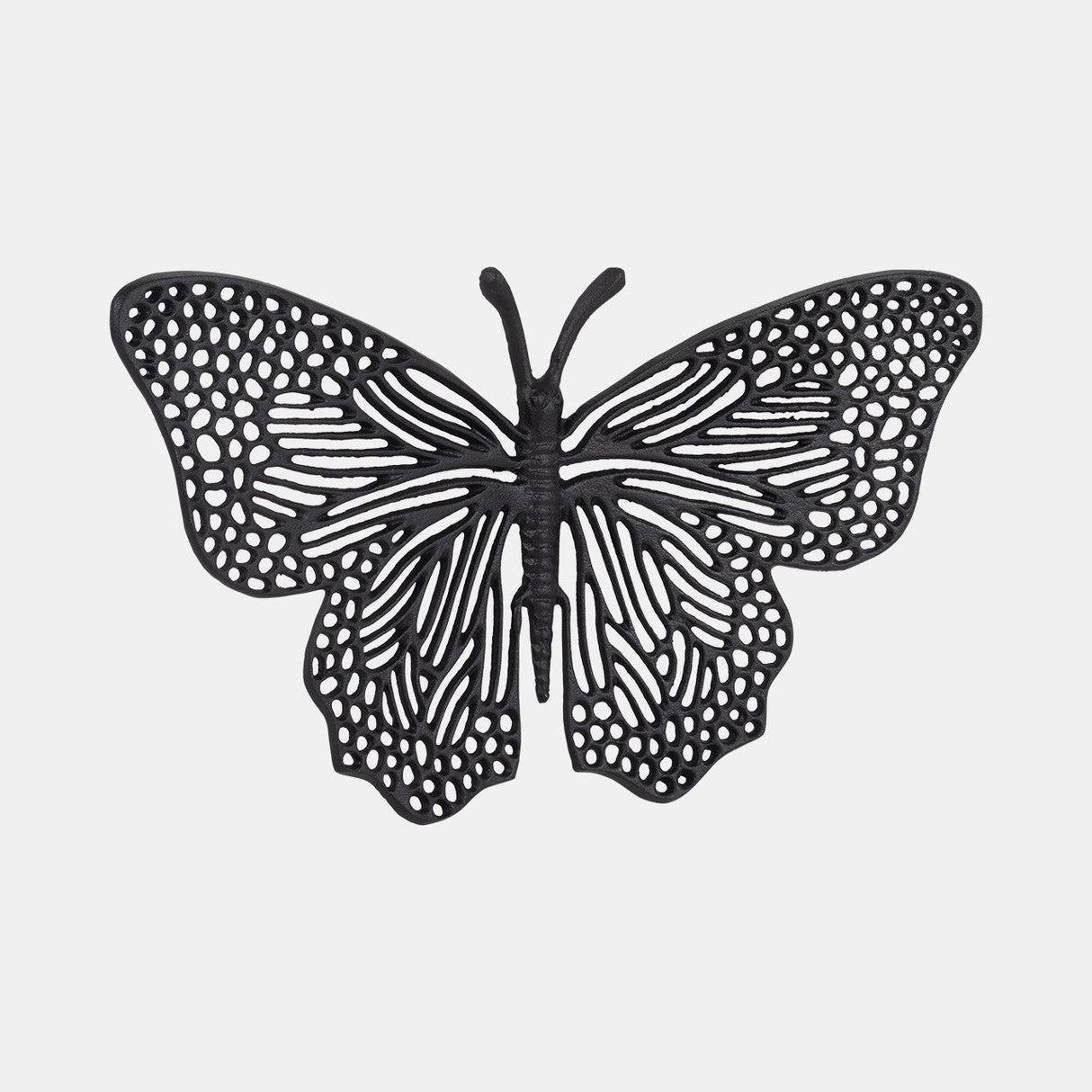 Metal, 16" Wall Butterfly, Black