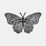 Metal, 16" Wall Butterfly, Black