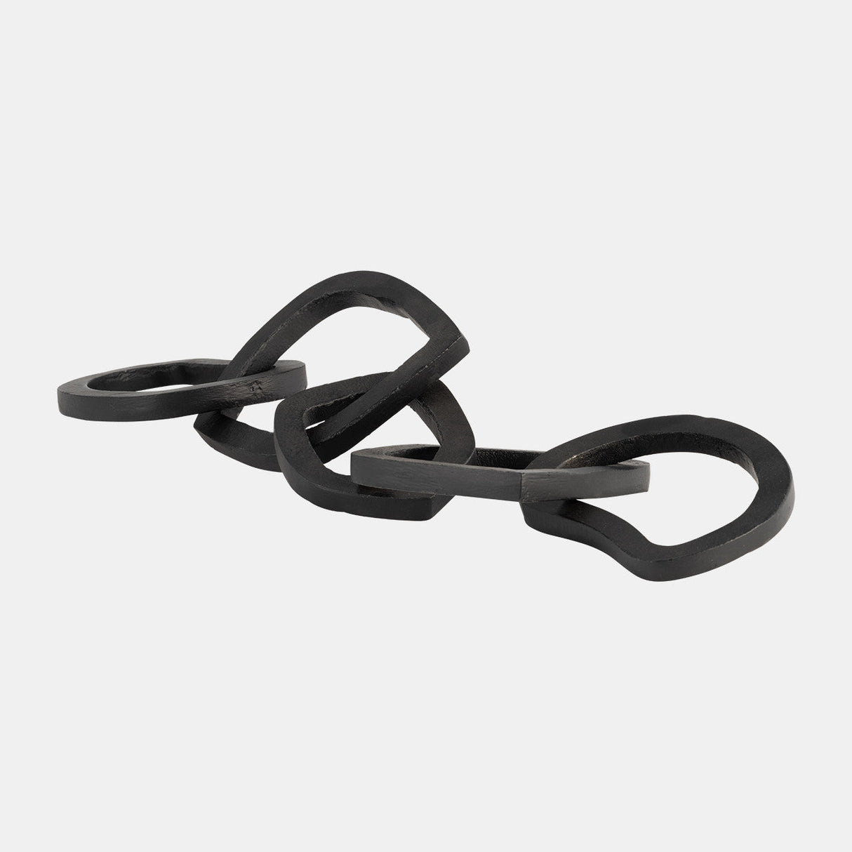 Metal, 17" 5-link Chains, Black