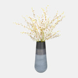 Metal 18"h Alabastron Vase, Multi