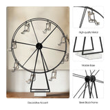 Metal, 23" Ferris Wheel, Black