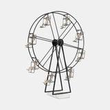 Metal, 23" Ferris Wheel, Black