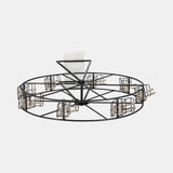 Metal, 23" Ferris Wheel, Black