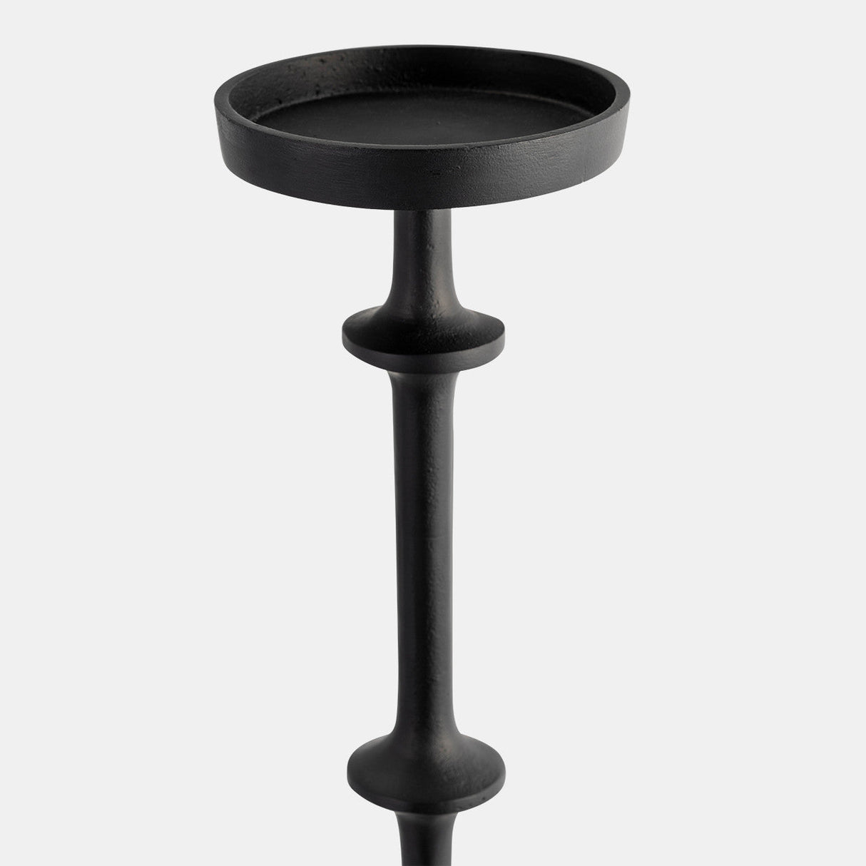 Metal, 36" Abacus Floor Pillar Candleholder, Black